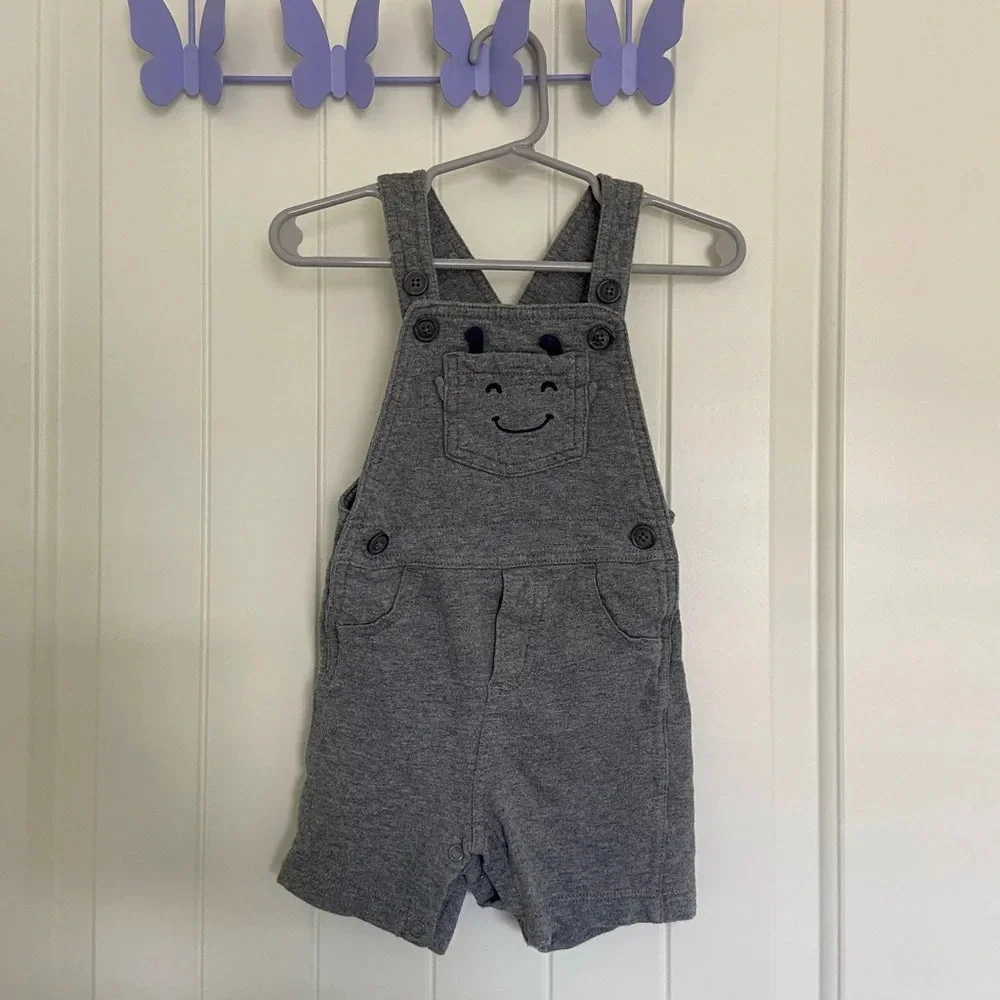 EUC |‎ Carter’s baby boy face themed jumper — 18 months